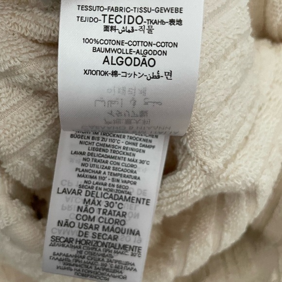 Bottega Venetia Interrecio luxury bathrobe in beige NWT - Picture 10 of 10